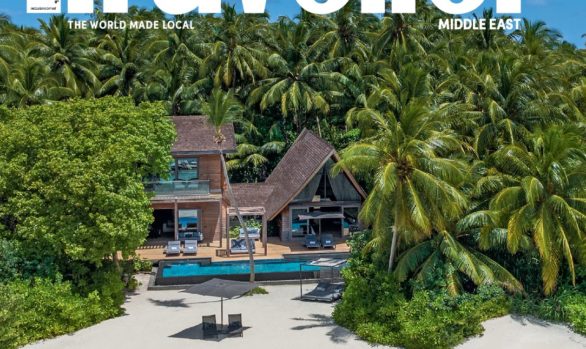 Conde Nast Traveller Cover / The St. Regis Vommuli Island, Maldives